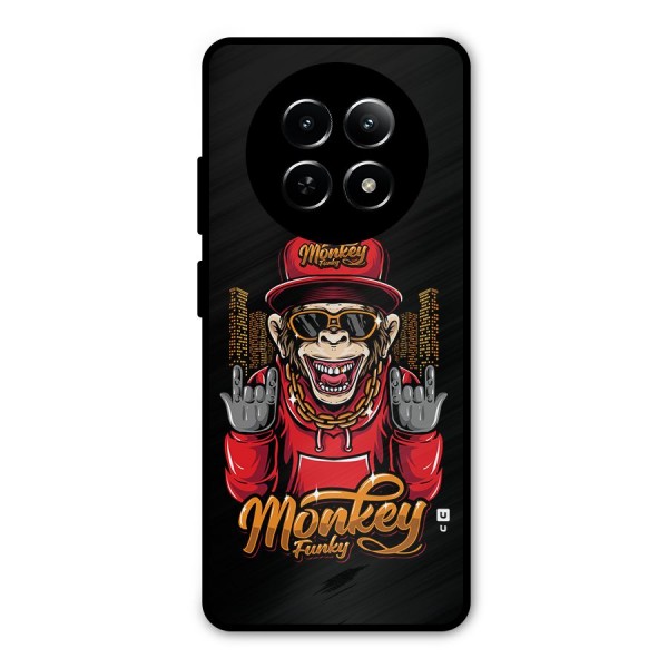 Hunky Funky Monkey Metal Back Case for Realme 12 5G