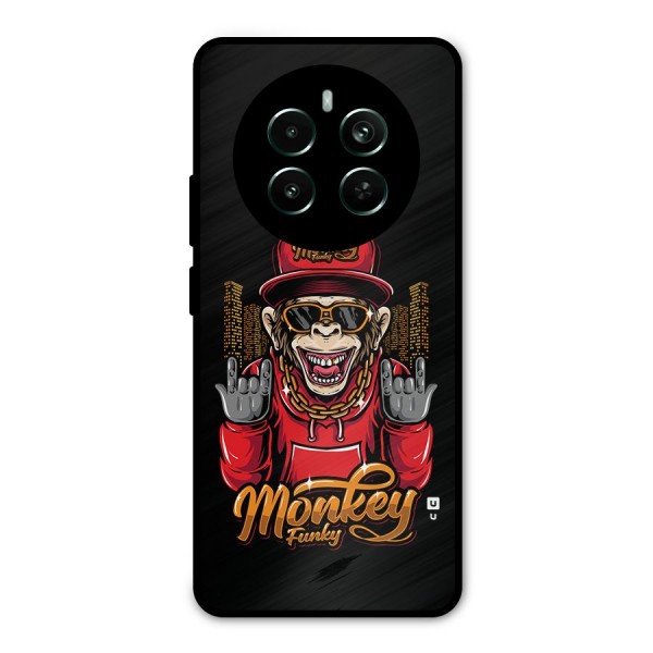 Hunky Funky Monkey Metal Back Case for Realme 12 Plus