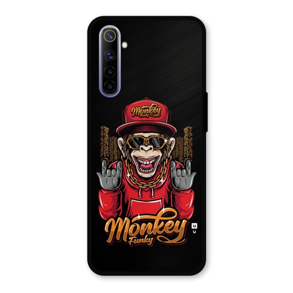 Hunky Funky Monkey Metal Back Case for Realme 6