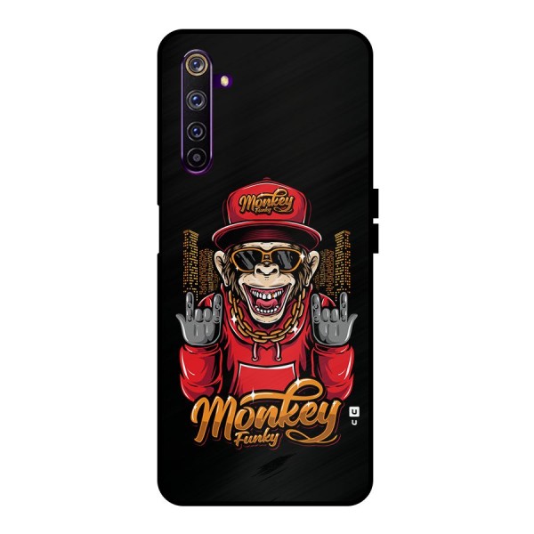 Hunky Funky Monkey Metal Back Case for Realme 6 Pro