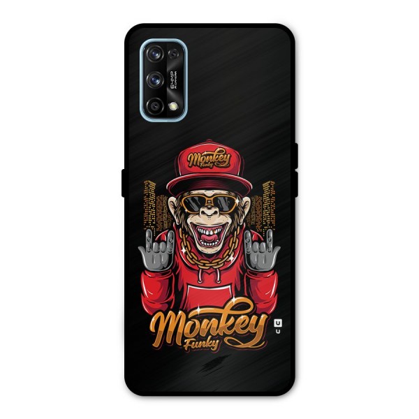 Hunky Funky Monkey Metal Back Case for Realme 7 Pro