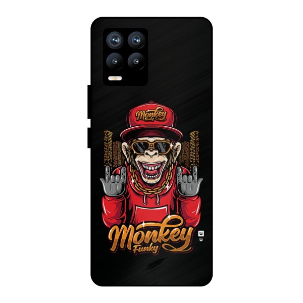 Hunky Funky Monkey Metal Back Case for Realme 8