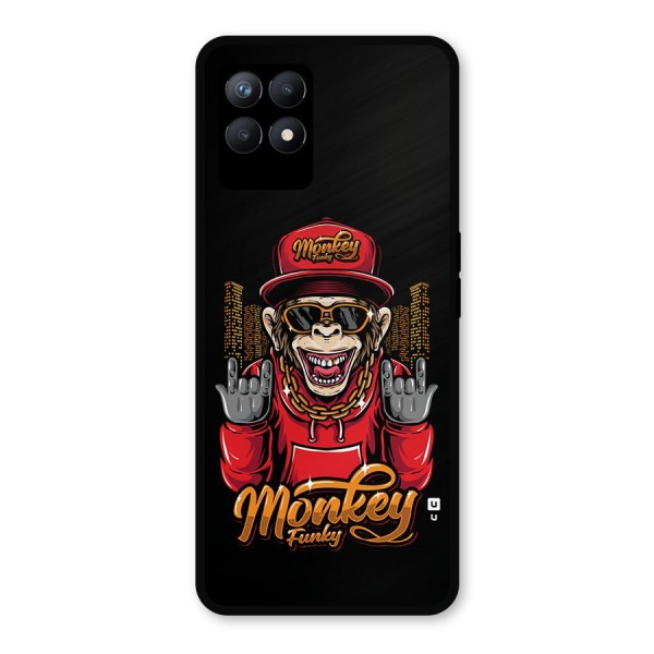 Hunky Funky Monkey Metal Back Case for Realme 8i