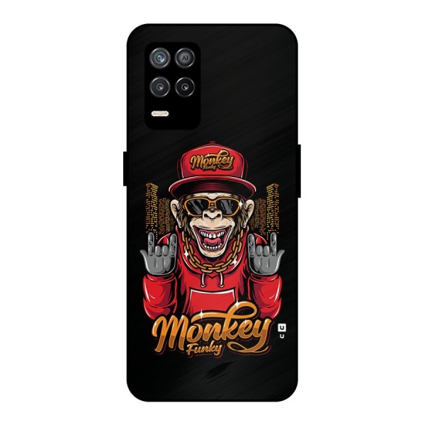 Hunky Funky Monkey Metal Back Case for Realme 8s 5G