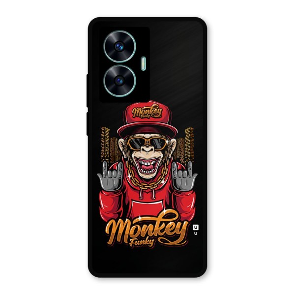 Hunky Funky Monkey Metal Back Case for Realme C55