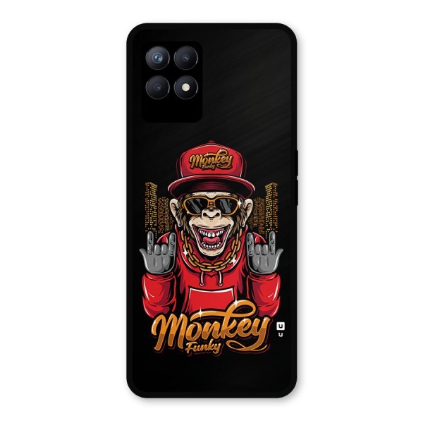 Hunky Funky Monkey Metal Back Case for Realme Narzo 50