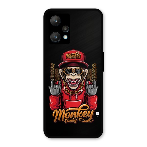 Hunky Funky Monkey Metal Back Case for Realme Narzo 50 Pro