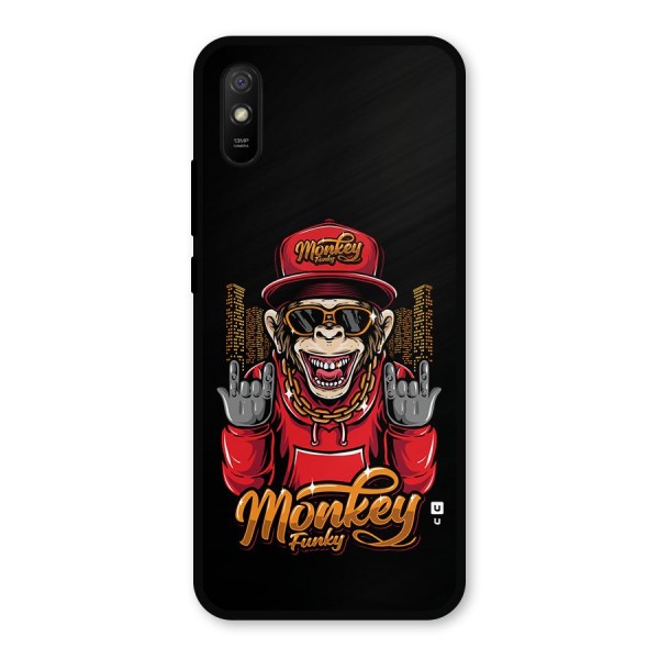 Hunky Funky Monkey Metal Back Case for Redmi 9i