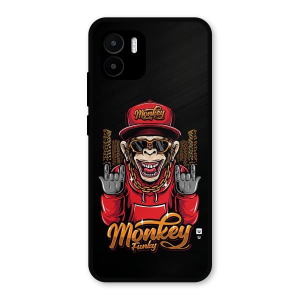 Hunky Funky Monkey Metal Back Case for Redmi A2