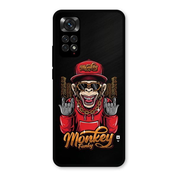 Hunky Funky Monkey Metal Back Case for Redmi Note 11