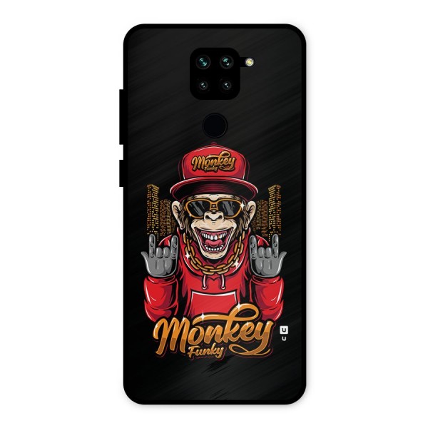 Hunky Funky Monkey Metal Back Case for Redmi Note 9