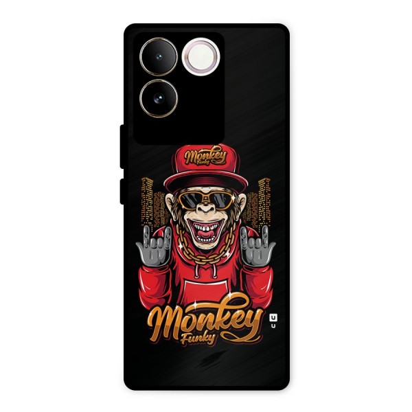 Hunky Funky Monkey Metal Back Case for Vivo T2 Pro