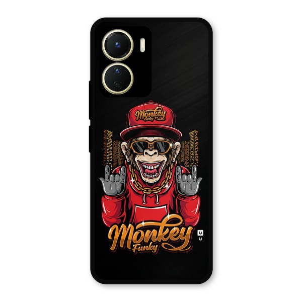 Hunky Funky Monkey Metal Back Case for Vivo T2x