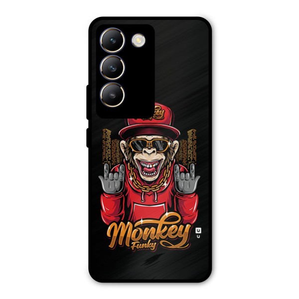 Hunky Funky Monkey Metal Back Case for Vivo T3 5G