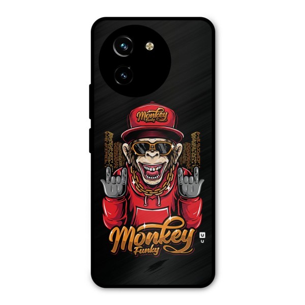 Hunky Funky Monkey Metal Back Case for Vivo T3x