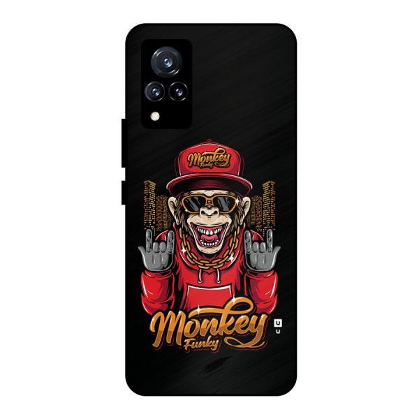 Hunky Funky Monkey Metal Back Case for Vivo V21 5G