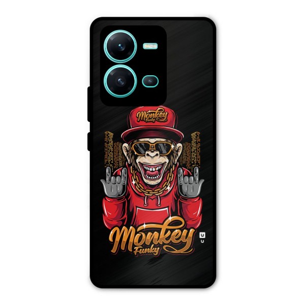 Hunky Funky Monkey Metal Back Case for Vivo V25