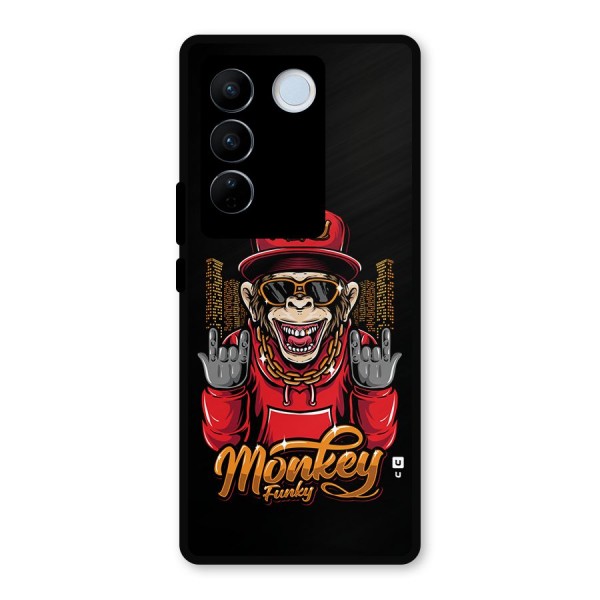 Hunky Funky Monkey Metal Back Case for Vivo V27