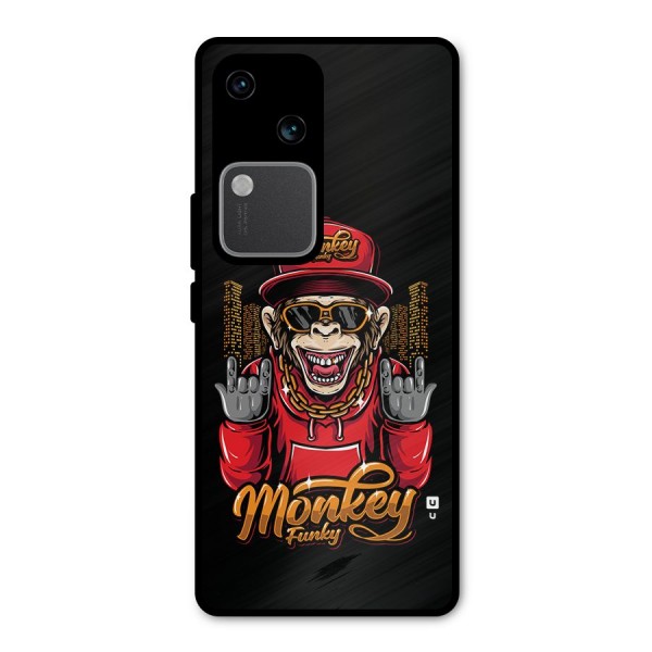 Hunky Funky Monkey Metal Back Case for Vivo V30