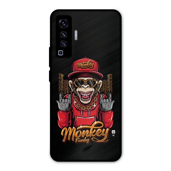 Hunky Funky Monkey Metal Back Case for Vivo X50