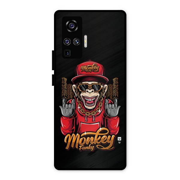 Hunky Funky Monkey Metal Back Case for Vivo X50 Pro