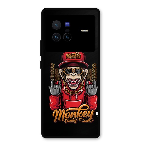 Hunky Funky Monkey Metal Back Case for Vivo X80