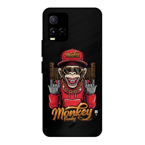 Hunky Funky Monkey Metal Back Case for Vivo Y21