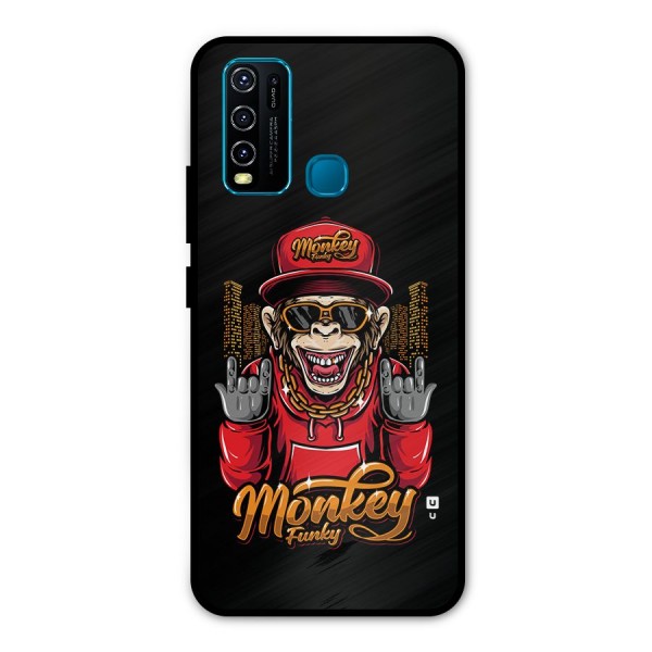 Hunky Funky Monkey Metal Back Case for Vivo Y30