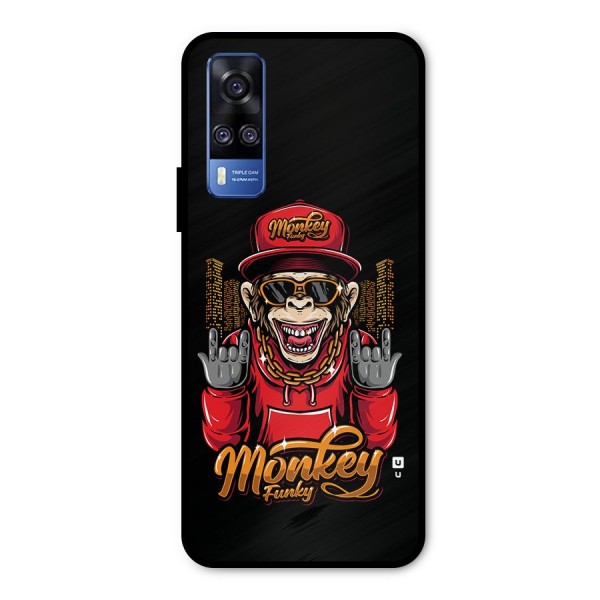 Hunky Funky Monkey Metal Back Case for Vivo Y31