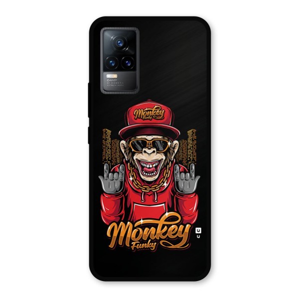 Hunky Funky Monkey Metal Back Case for Vivo Y73