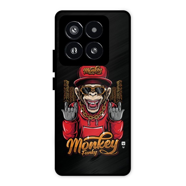 Hunky Funky Monkey Metal Back Case for Xiaomi 14 Pro