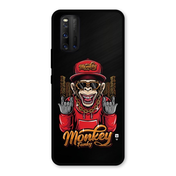 Hunky Funky Monkey Metal Back Case for iQOO 3