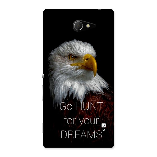 Hunt Your Dream Back Case for Xperia M2