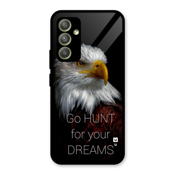 Hunt Your Dream Glass Back Case for Galaxy A54