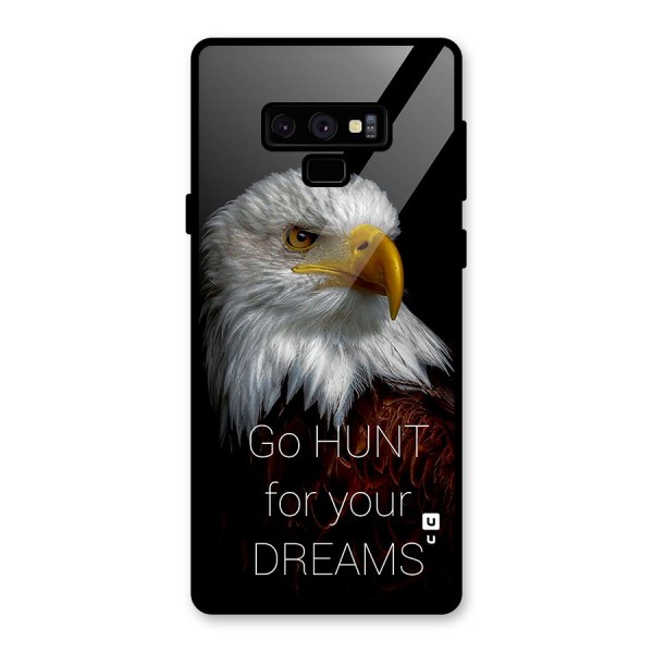 Hunt Your Dream Glass Back Case for Galaxy Note 9