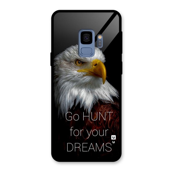 Hunt Your Dream Glass Back Case for Galaxy S9