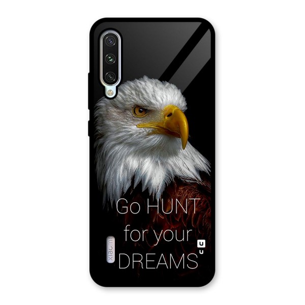 Hunt Your Dream Glass Back Case for Mi A3