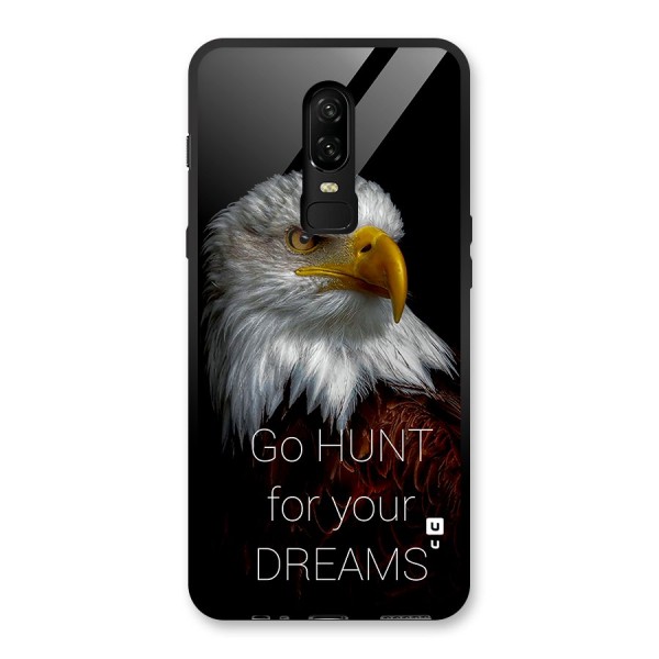 Hunt Your Dream Glass Back Case for OnePlus 6