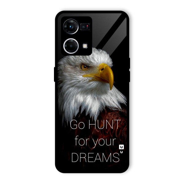 Hunt Your Dream Glass Back Case for Oppo F21 Pro 4G