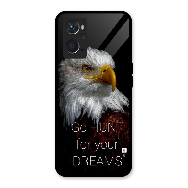 Hunt Your Dream Glass Back Case for Oppo K10 4G