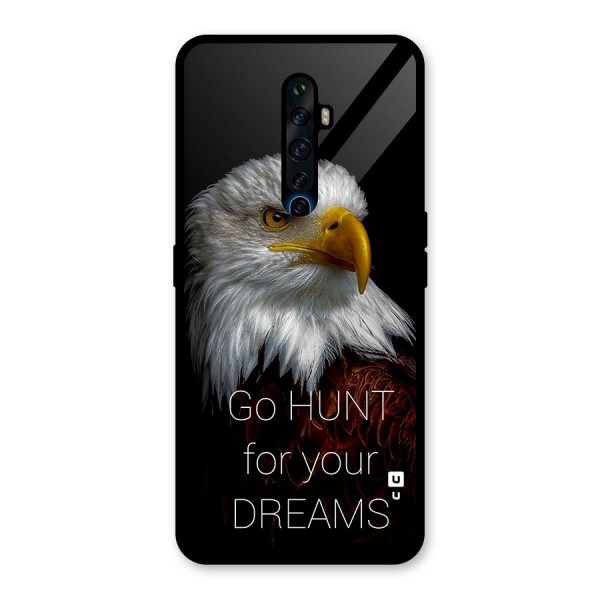 Hunt Your Dream Glass Back Case for Oppo Reno2 Z