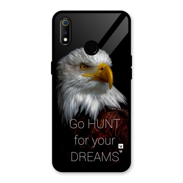 Hunt Your Dream Glass Back Case for Realme 3