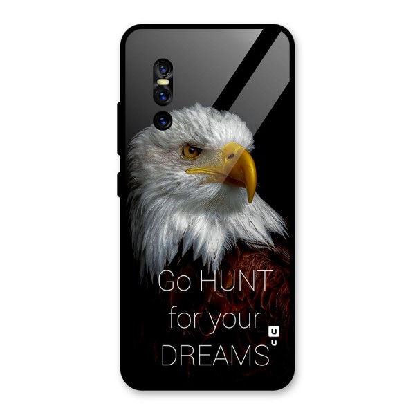 Hunt Your Dream Glass Back Case for Vivo V15 Pro