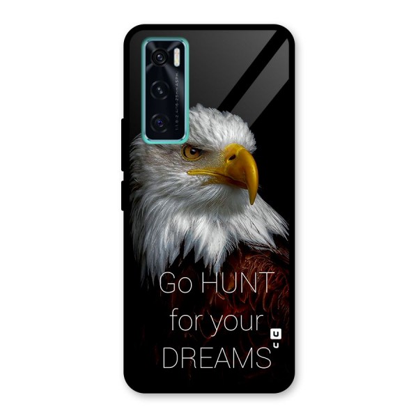 Hunt Your Dream Glass Back Case for Vivo V20 SE