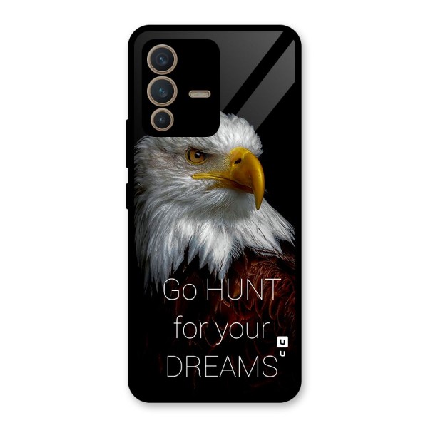 Hunt Your Dream Glass Back Case for Vivo V23 5G