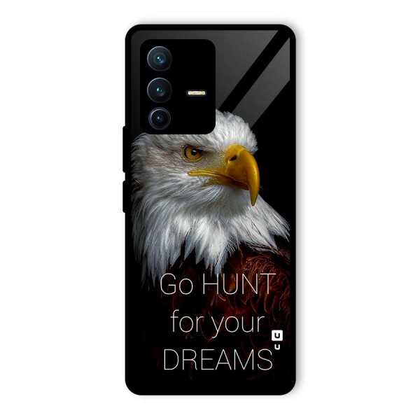 Hunt Your Dream Glass Back Case for Vivo V23 Pro