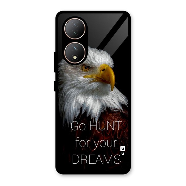 Hunt Your Dream Glass Back Case for Vivo Y100A