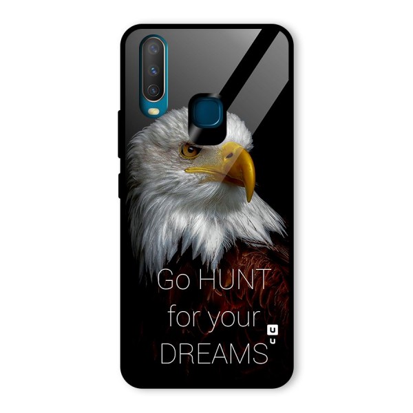 Hunt Your Dream Glass Back Case for Vivo Y12