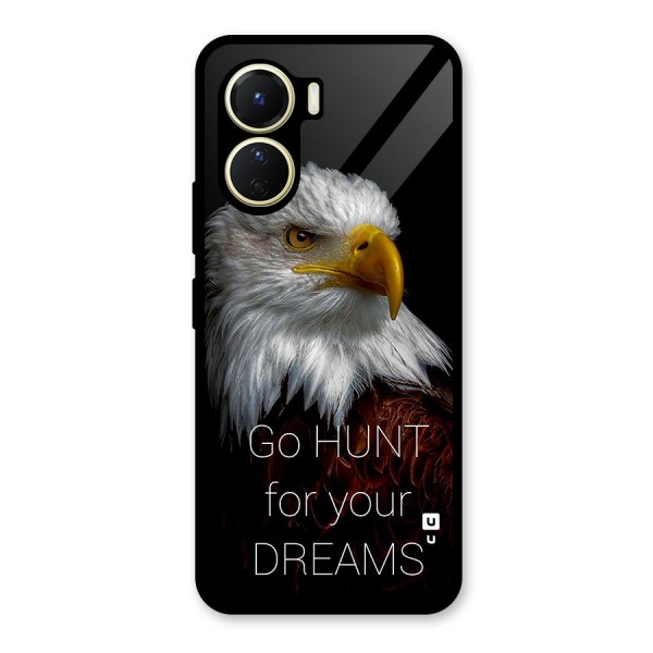 Hunt Your Dream Glass Back Case for Vivo Y56