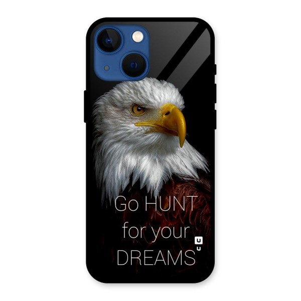 Hunt Your Dream Glass Back Case for iPhone 13 Mini